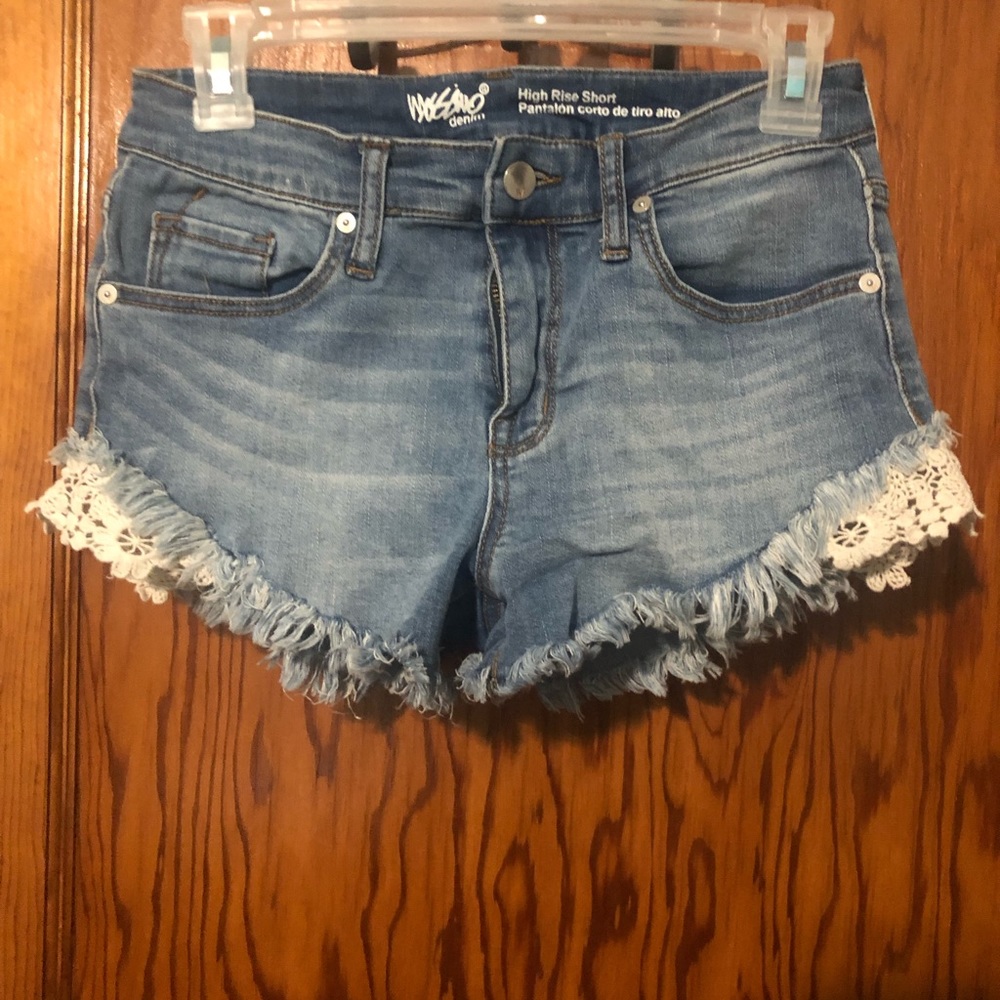 Massimo high rise jeans shorts